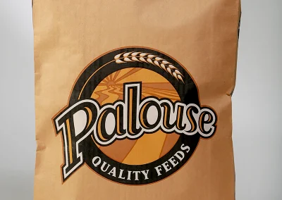 Palouse feed front view of bag