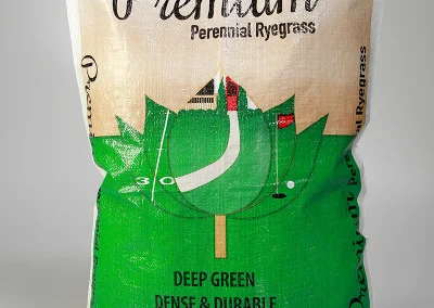 Premium bag of ryegrass seed