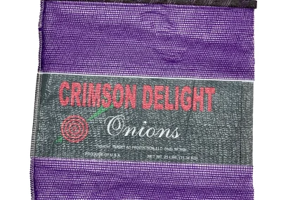 crimson delight onion bag