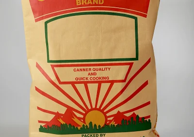 Sudried front view of bag