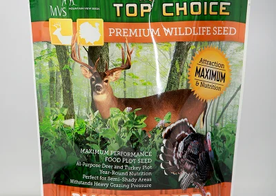 top choice seed front of bag